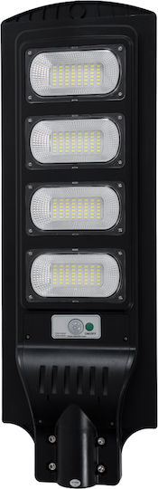 GloboStar Street Solar Light 15W 1200lm Cold White 6000K with Motion Sensor and Photocell IP65