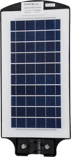 GloboStar Street Solar Light 9W 600lm Cold White 6000K with Motion Sensor and Photocell IP65 22cmx6cmx50cmcm