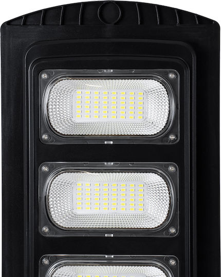 GloboStar Street Solar Light 15W 1200lm Cold White 6000K with Motion Sensor and Photocell IP65