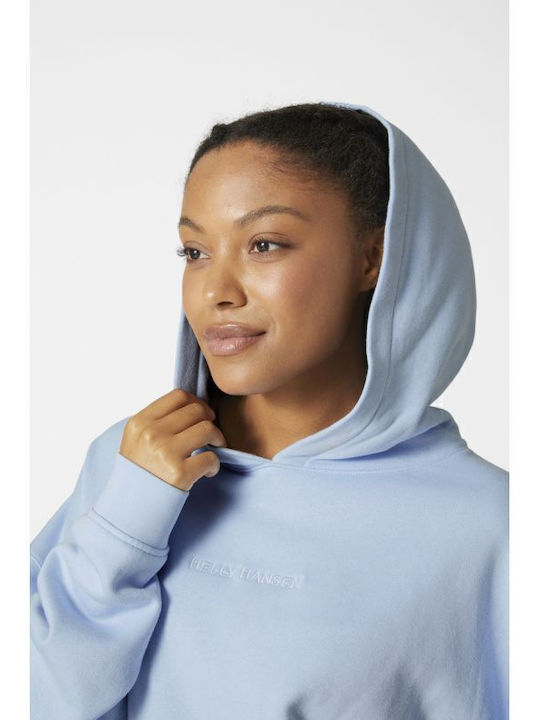 Women's Sweatshirt Hooded Light Blue
