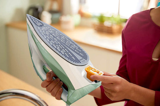 Philips Azur Steam Iron 2600W with Non-stick Plate and Continuous Steam Supply 45g/min Green