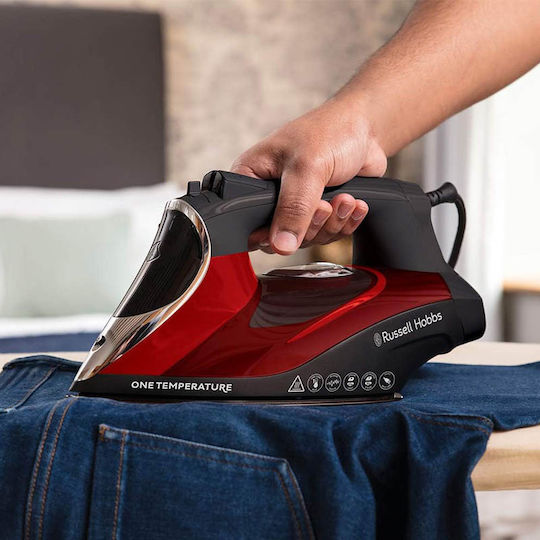 Russell Hobbs One Temperature Dampfbügeleisen 2600W mit Keramiksohle und kontinuierlicher Dampfabgabe 50g/min