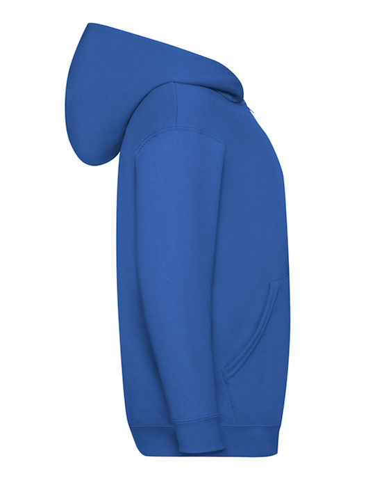 Kids Moda Women's Hooded Cardigan Blue