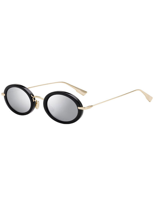 Dior Sunglasses with Black Frame and Silver Mirror Lens DIORHYPNO 2M20T