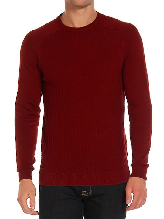 Dissident Men's Long Sleeve Sweater Red