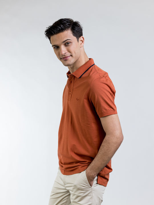 Side Effect Men's Blouse Polo Orange