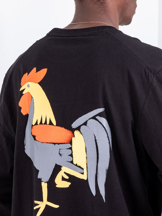 T-shirt Μαύρο