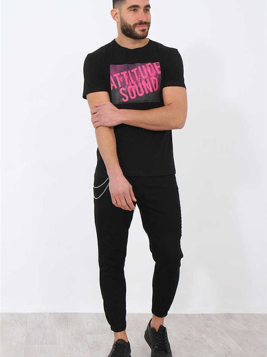T-shirt Μαύρο