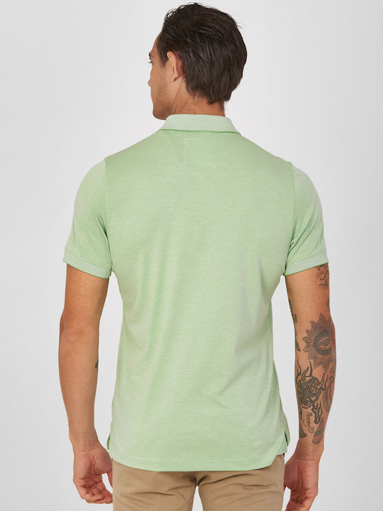 Basefield Men's Short Sleeve Blouse Polo Green