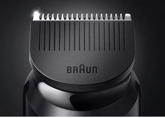 Braun Σετ Επαναφορτιζόμενης Κουρευτικής Μηχανής Καφέ MGK3335