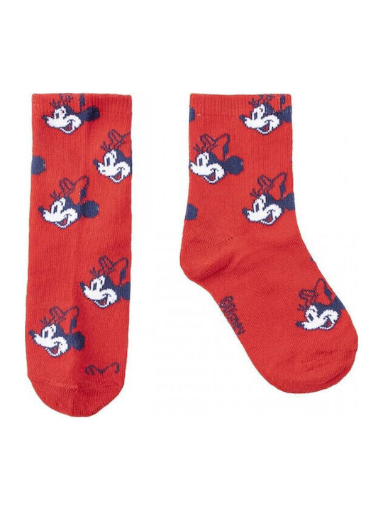 Cerda Παιδικές Κάλτσες Μακριές Minnie Mouse Πολύχρωμες 5 Ζευγάρια