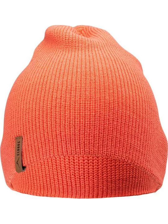 Knitted Beanie Cap Orange
