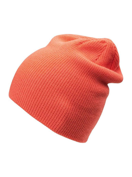 Knitted Beanie Cap Orange