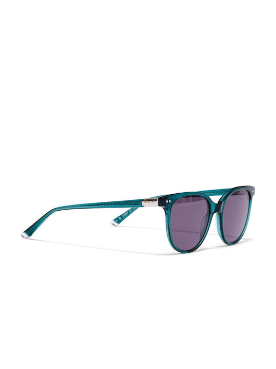 Taylor Morris Damen Sonnenbrille mit Türkis Kunststoff Gestell und Lila Linse 32089 C3