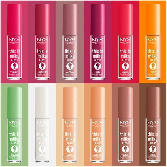 NYX Professional Makeup This Is Milky Lip Gloss 13 Cherry Milk Shake 4ml