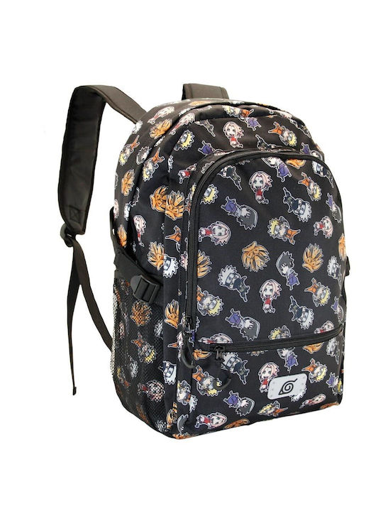 Karactermania Naruto Shippuden School Backpack for Elementary with Water Bottle Holder Multicolour 31 x 18 x 44 cm