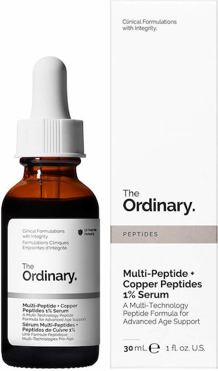 The Ordinary Ordinary Multi-Peptide Moisturizing & Anti-aging Serum Face with Peptides & Hyaluronic Acid for Radiance & Revitalization 30ml