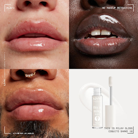 NYX Professional Makeup This Is Milky Lip Gloss 16 Coquito Shake 4ml