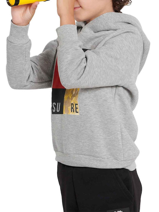Kids Sweatshirt with Hood Gray