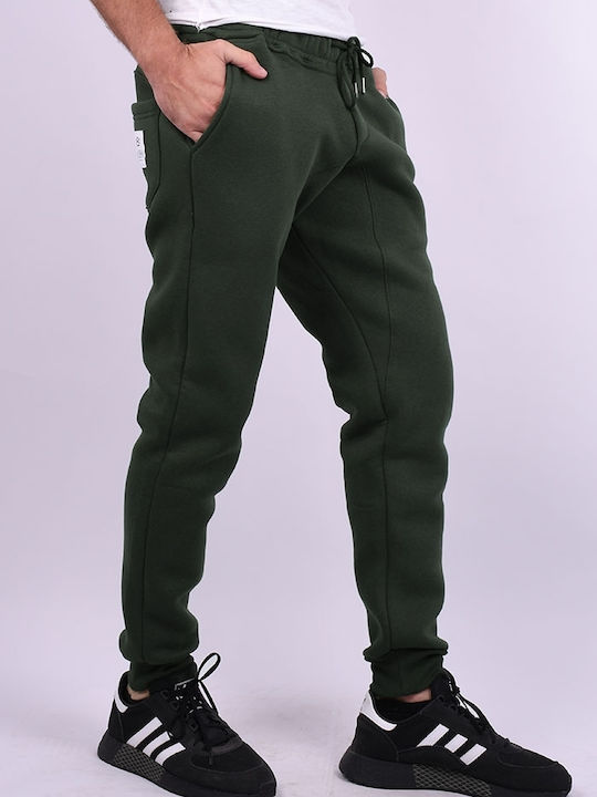 New Wave Men's Sweatpants with Rubber Khaki