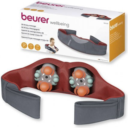 Beurer Belt Massage Shiatsu for the Neck, the Head & the Body with Heating Function Green