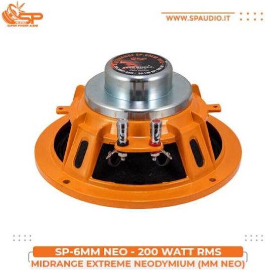 SP Audio Neo Magnet Ηχείο Αυτοκινήτου 6.5" με 200W RMS (Midrange)