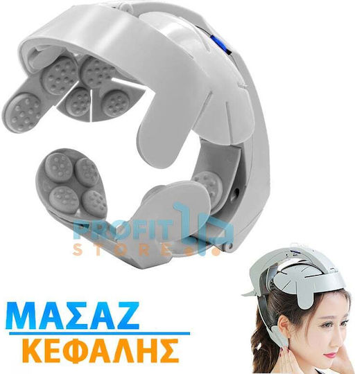 Massagegerät Akupressur für den Nacken & den Kopf mit Vibration Gray