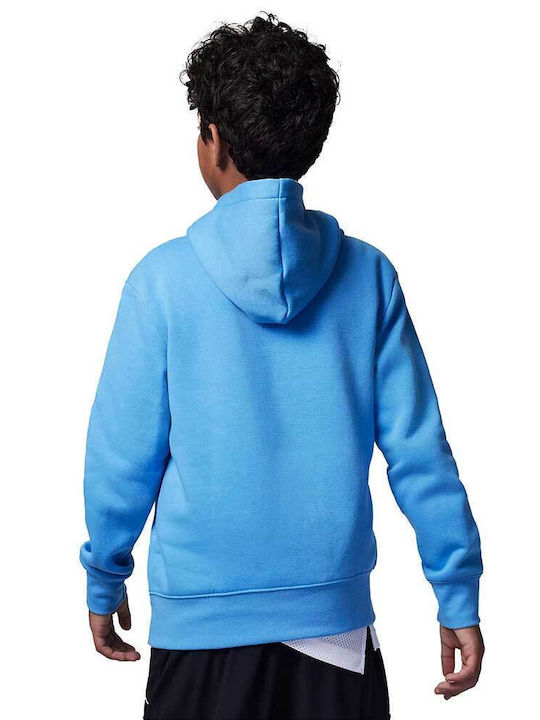 Jordan Fleece Kinder Sweatshirt mit Kapuze Hellblau