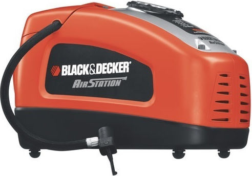 Black & Decker Τρόμπα Αυτοκινήτου 160PSI με Καλώδιο Αναπτήρα 12V