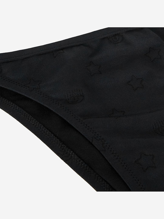 Bikini Slip with Ties Black