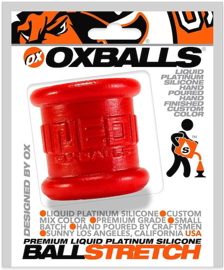 Oxballs Δαχτυλίδι Όρχεων Σιλικόνης Κόκκινο