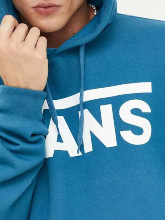 Vans Men's Sweatshirt with Hood and Pockets Dark Blue