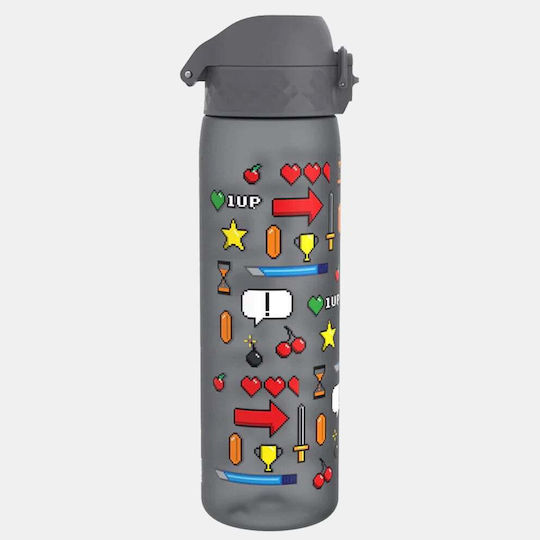 Ion8 Sticlă Pentru Copii Din Plastic Antivărsare Gri 600ml