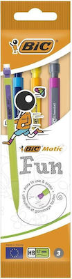 Bic Matic Combos Mechanischer Bleistift 0.7mm mit Radiergummi 3Stück