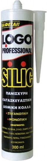 Logo Silic Professional Sealant Silicone for Wood White 300ml