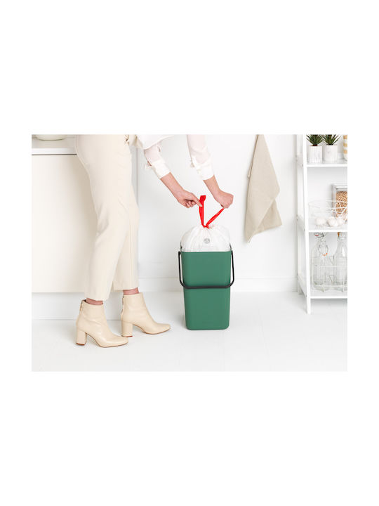 Brabantia Sort&Go Coș de Gunoi Plastic Verde 25lt 1buc