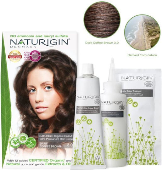 Naturigin Vopsea De Păr Fără Amoniac Dark Coffee Brown 3.0