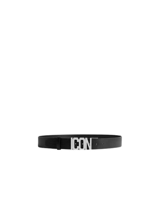 Dsquared2 Men's Leather Belt Black