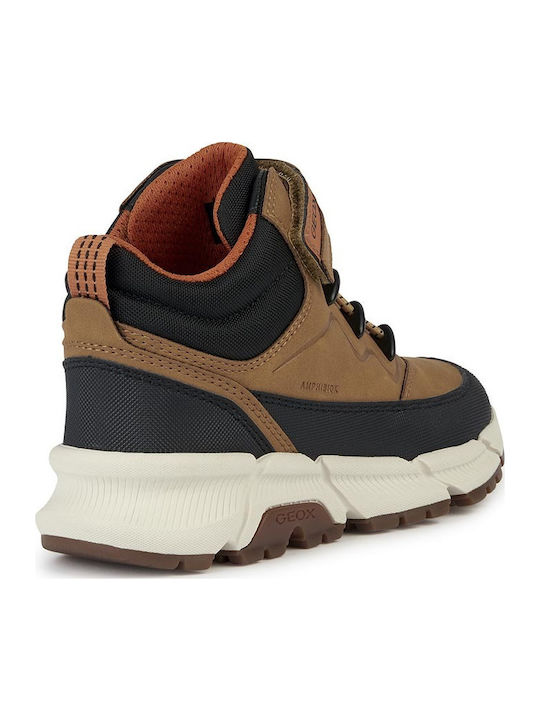 Flexyper Kids Boots with Velcro Brown