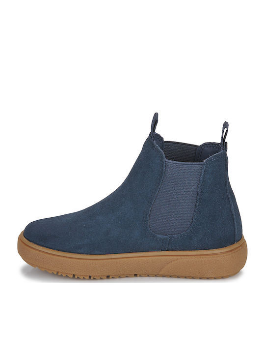 Theleven Suede Παιδικά Μποτάκια Μπλε