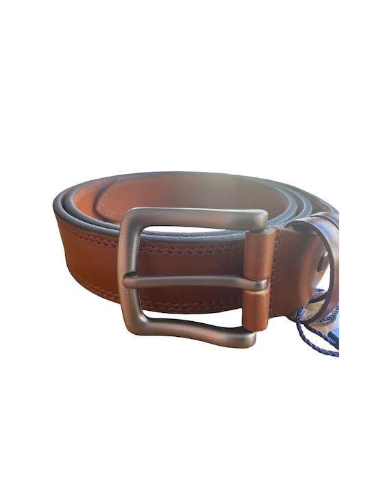 Big ship 290 Men's leather belt brown color