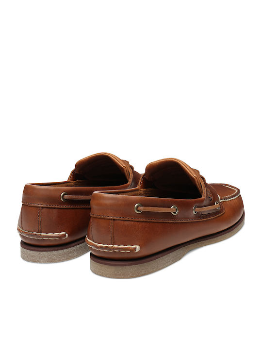 Classic Boat 2-Eye Δερμάτινα Ανδρικά Boat Shoes Sahara Brando