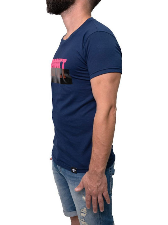 T-shirt Navy Μπλε