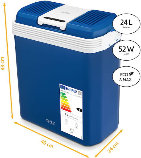 First Austria Φορητό Ψυγείο 24lt 12V / 220V Μπλε