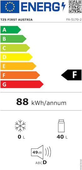 First Austria Φορητό Ψυγείο 40lt 12V / 220V Γκρι