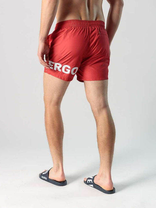 Devergo Men's Swimwear Shorts Red