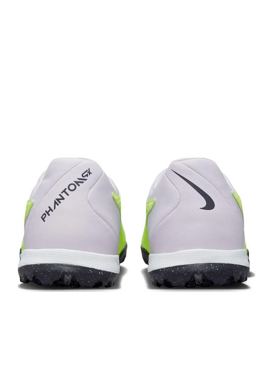 Nike Phantom GX Academy Fußballschuhe mit geformten Stollen Barely Volt / Barely Grape / Gridiron