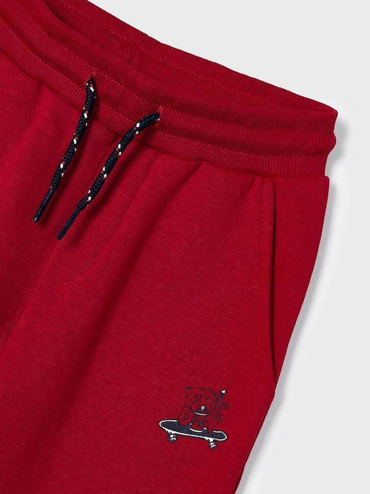 Mayoral Kids Sweatpants Set Red 2pcs