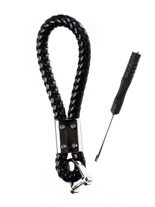 Handmade Black Keychain
