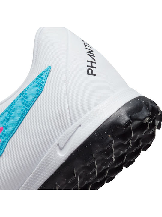 Nike Phantom GX Academy Football Shoes with Molded Cleats Baltic Blue / White / Laser Blue / Pink Blast